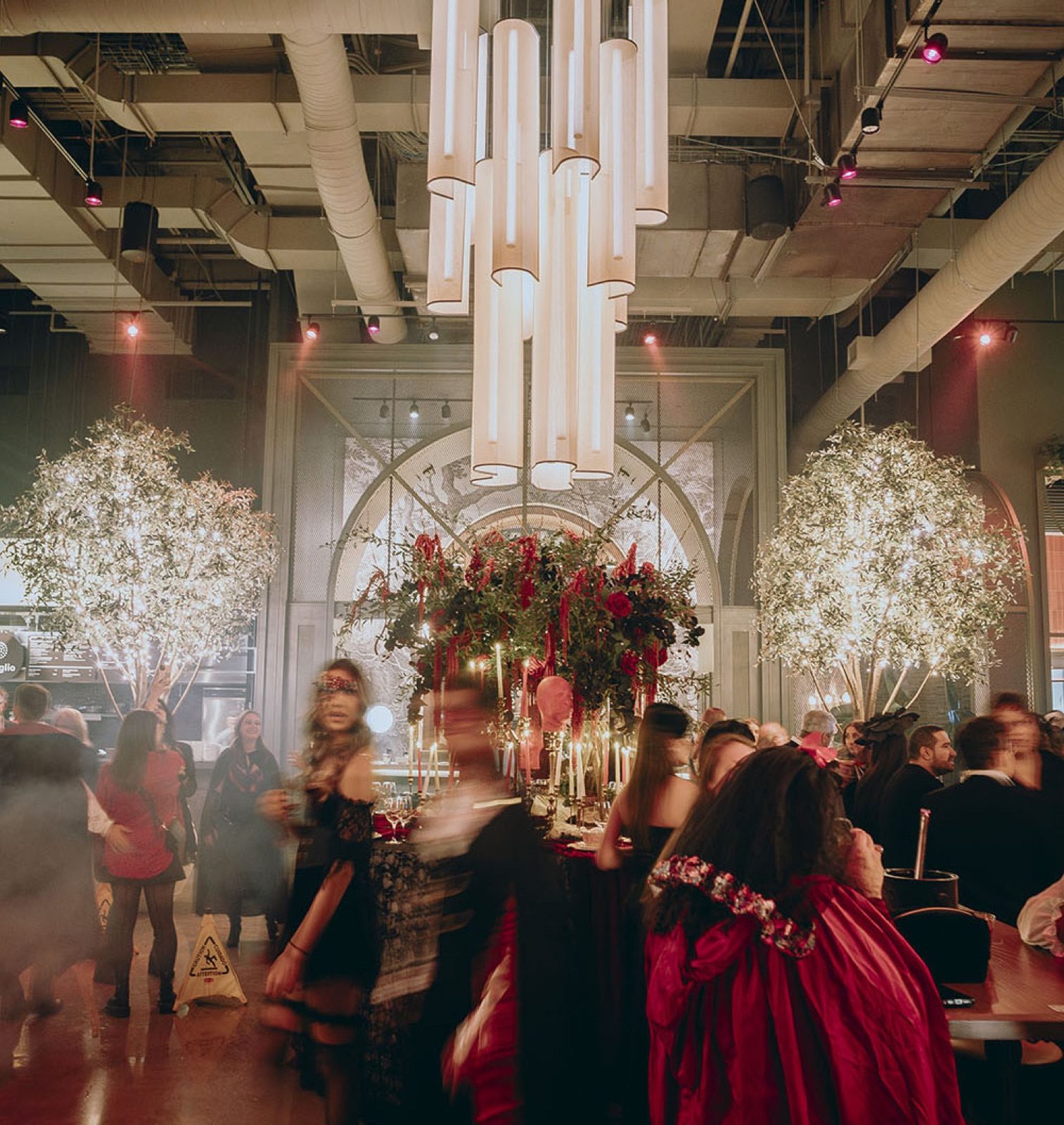 Restaurant party atmosphere