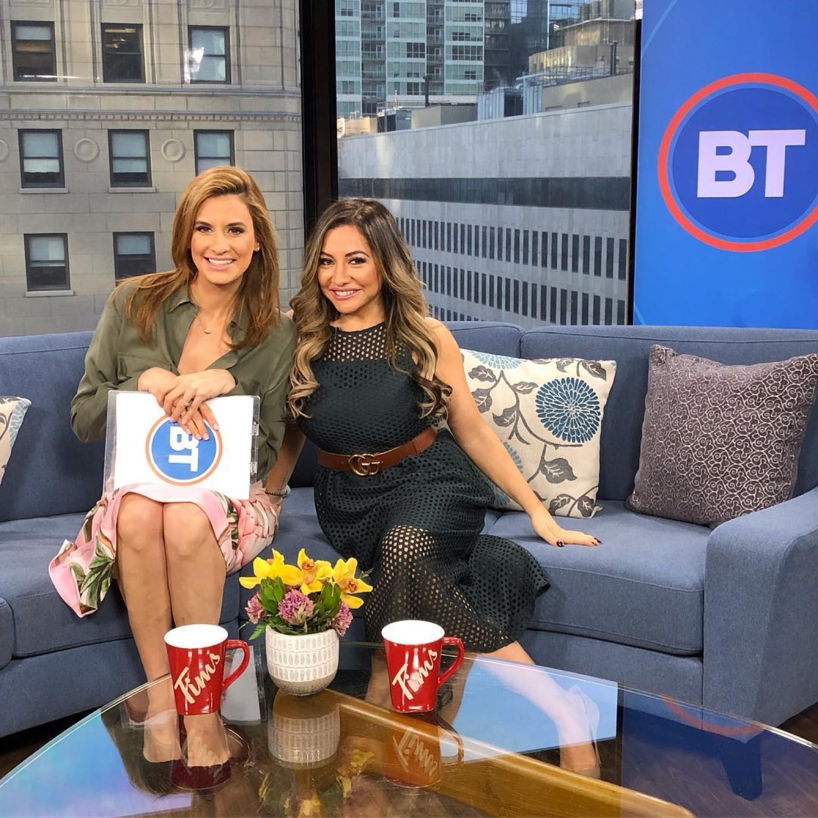 Maddy K on the Breakfast Television set