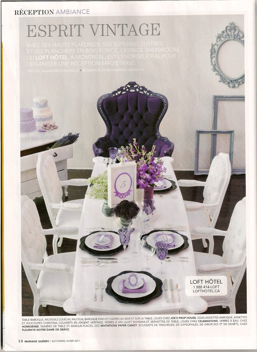 Mariage Québec styled feature
